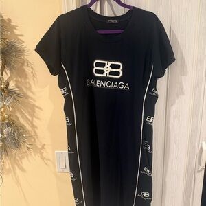 Balenciaga Black Crew Neck Top